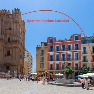 C30 Deluxe Studio With Terrace Into Cathedral Square Apartment Malaga